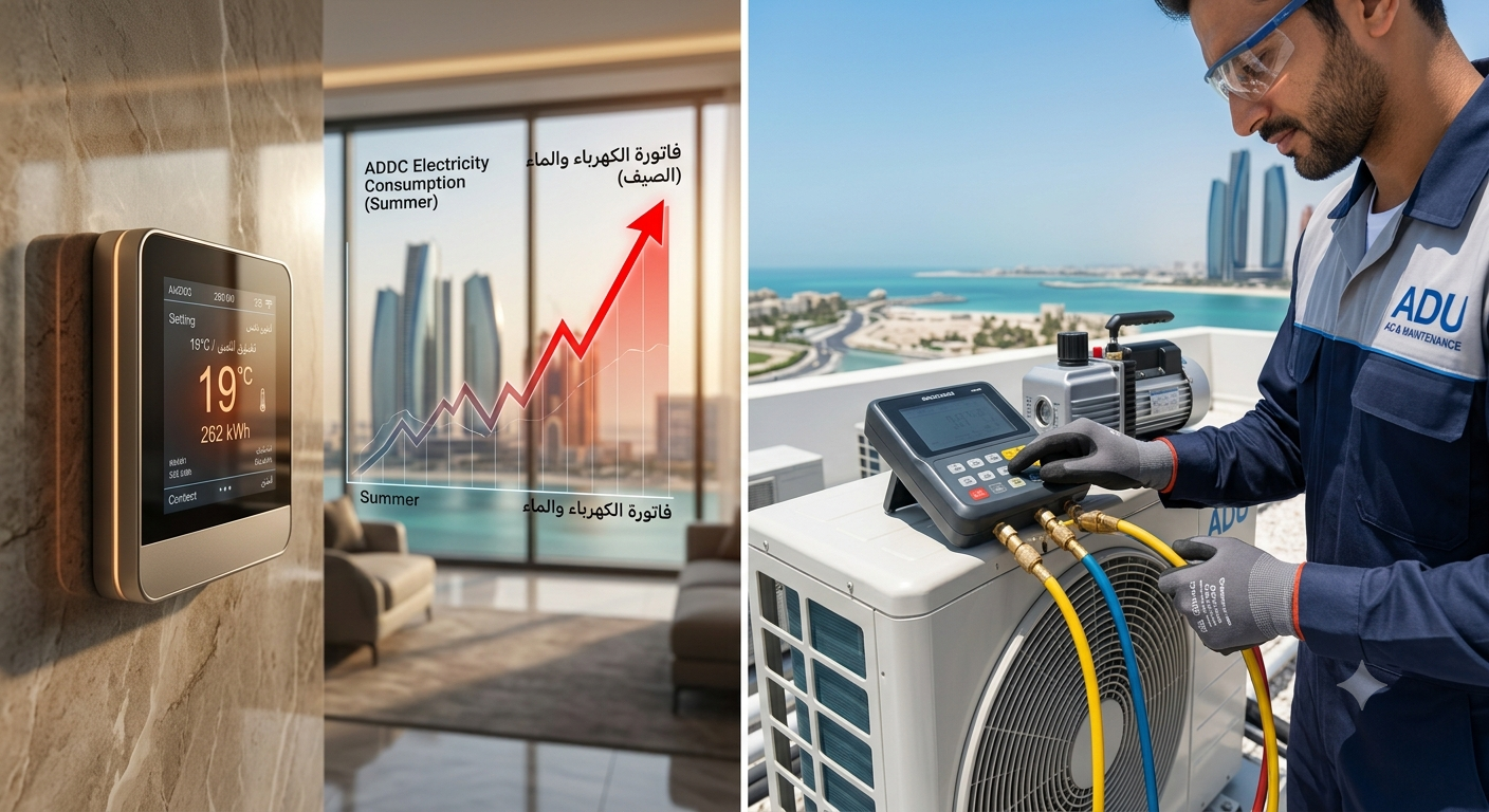 How Regular AC Gas Refilling Can Cut Your ADDC Electricity Bill